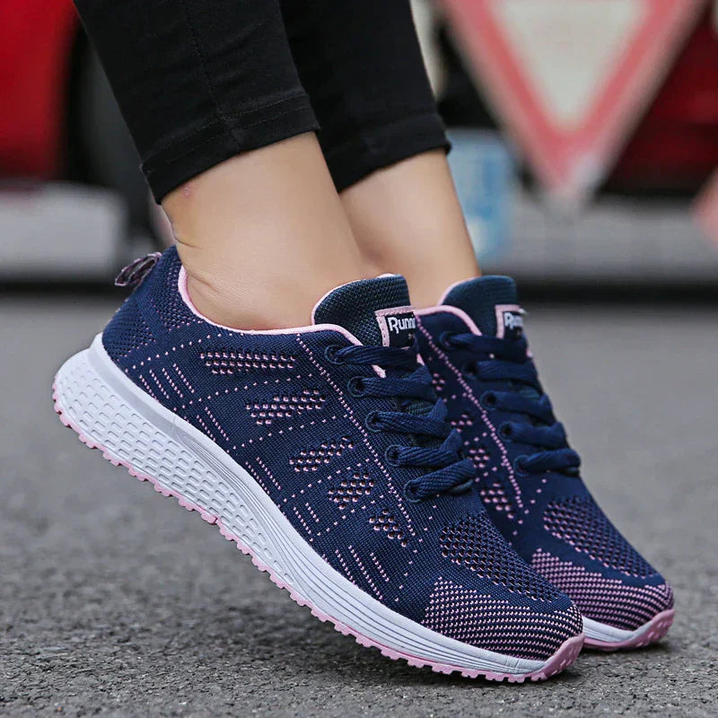 GlideFit Comfort | Casual Orthopaedic Women's Running Shoe-Blue-3.0-State of Style