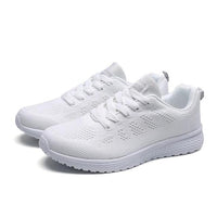 GlideFit Comfort | Casual Orthopaedic Women's Running Shoe-White-3.0-State of Style