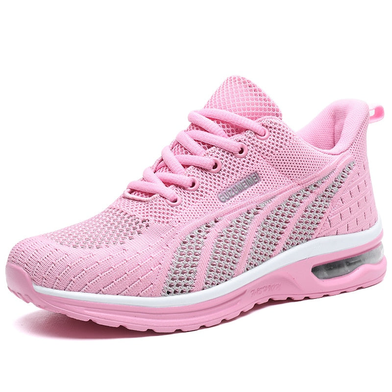GlideMotion Run | Ergonomic Trainers with Cushioned Heel for Women-Pink-3.0-State of Style