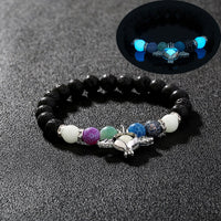 Glow In The Dark Bracelet | Lighting Edition-Schwarzes Flügelherz-State of Style
