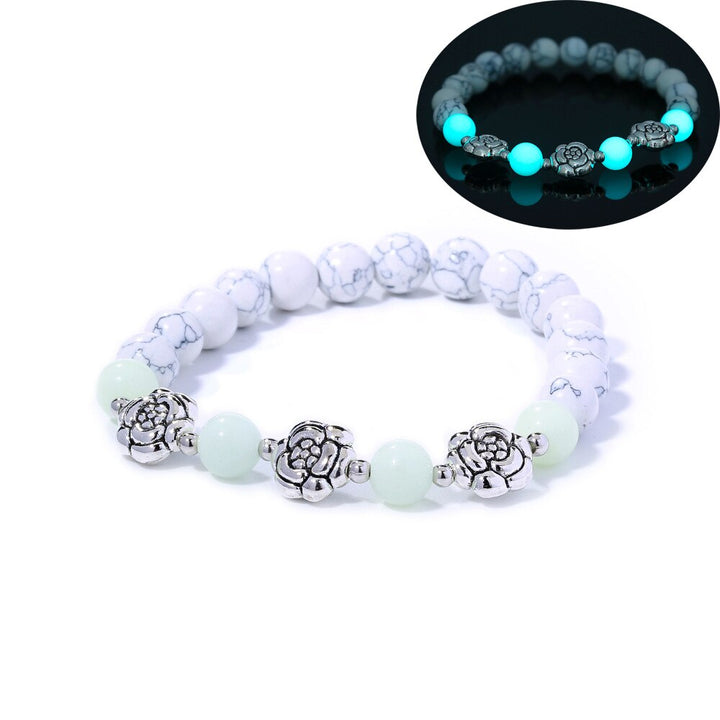 Glow In The Dark Bracelet | Lighting Edition-Weiße Blume-State of Style