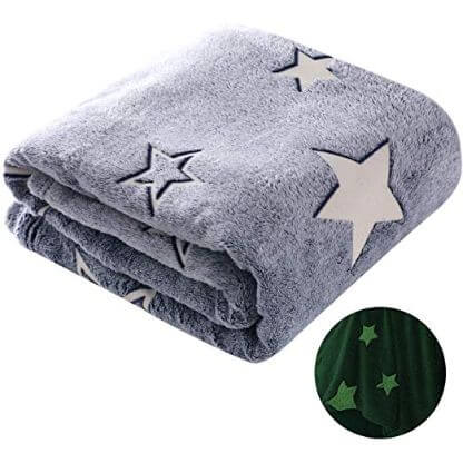 Glow in the Dark Children's Blanket – TwinkleTuck-Stars-100 x 150 cm-State of Style