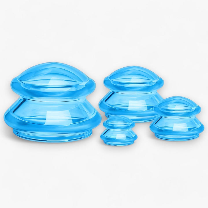 GlowCupp Silicone Cupping Therapy Set-Blue-State of Style