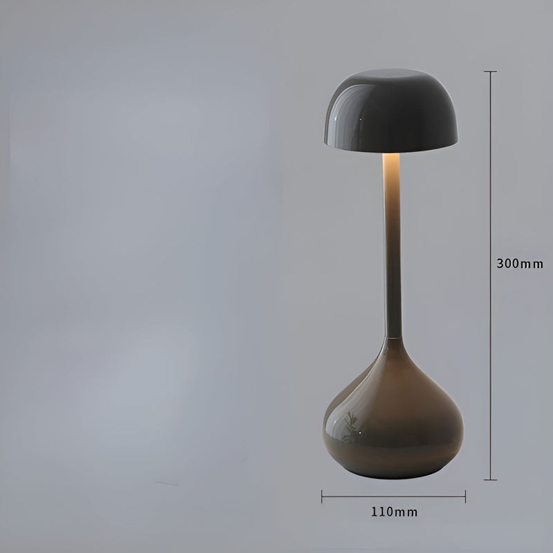 GlowMush Wireless Dimmable Mushroom Table Lamp-Matte White-State of Style