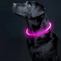 GlowSafe LED Dog Collar – Rechargeable USB Safety Light-Pink-State of Style