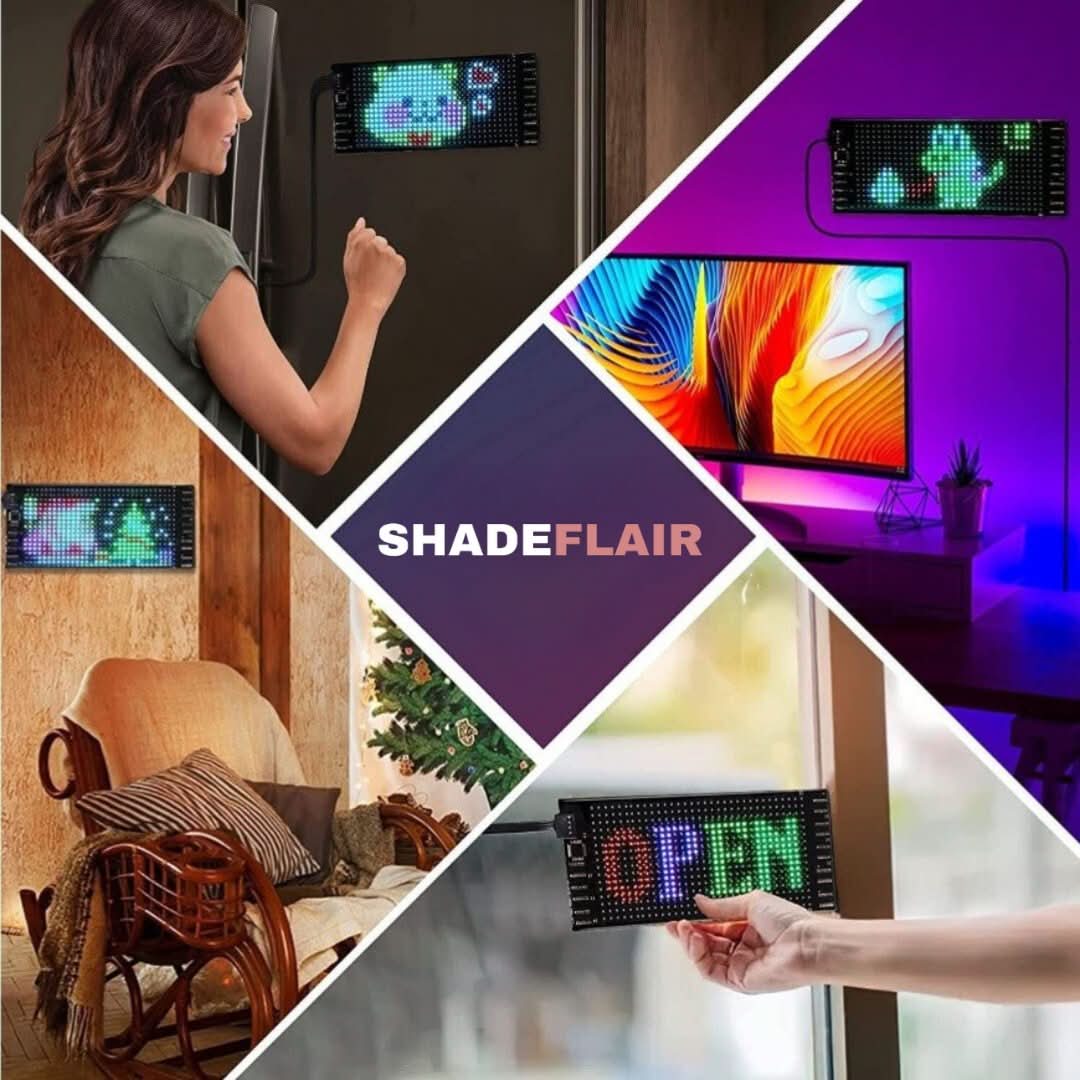 GlowSign LED Car Display - Customizable-16x32 LEDs 7x17 CM-State of Style