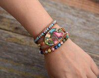 Goddesses Amazonite Wrap Bracelet - Aurora-State of Style