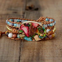 Goddesses Amazonite Wrap Bracelet - Aurora-State of Style