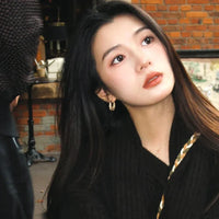 Gold Classic Hoop Earrings | Timeless Elegance-State of Style
