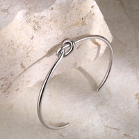 Gold Knot Bangle | Twisted Design-GOLD-State of Style