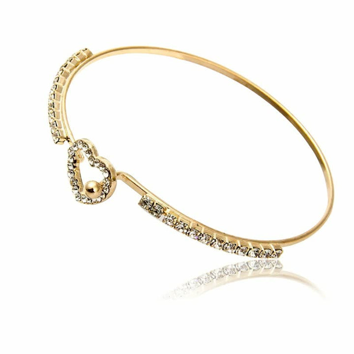 Gold Love Bracelet with Charm | Elegant Women's Jewellery-Gold-State of Style