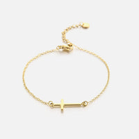 Gold Plated Cross Bracelet | Elegant Women's Jewellery-State of Style