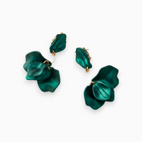 Gold-Plated Pearl Dangle Earrings - Isabella-Green-State of Style
