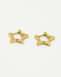 Gold-Plated Star Earrings | Women's Jewellery-State of Style
