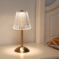 Golden Crystal Table Lamp - Aurora Luxe-Classic-State of Style
