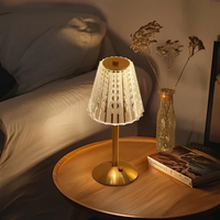 Golden Crystal Table Lamp - Aurora Luxe-Classic-State of Style