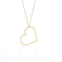 Golden Heart Statement Necklace-State of Style