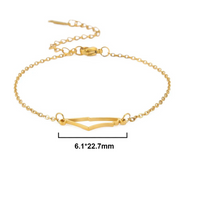 Golden Hoop Bracelet - Aurora-Gold-State of Style