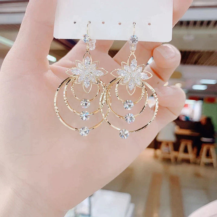 Golden Hoop Earrings | Luxurious Jewellery-State of Style