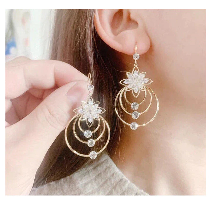 Golden Hoop Earrings | Luxurious Jewellery-State of Style