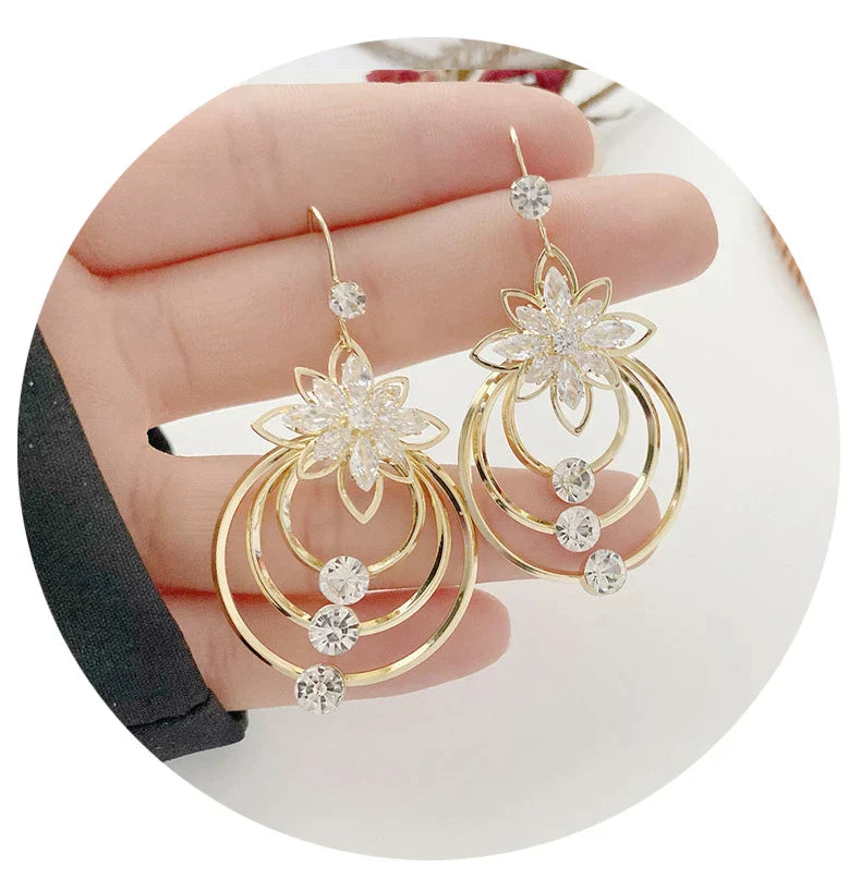 Golden Hoop Earrings | Luxurious Jewellery-State of Style