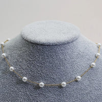 Golden Pearl Necklace - Marilena-State of Style