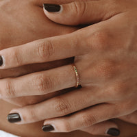 Golden Ring with Coloured Stones - Solene-Gold-6-State of Style