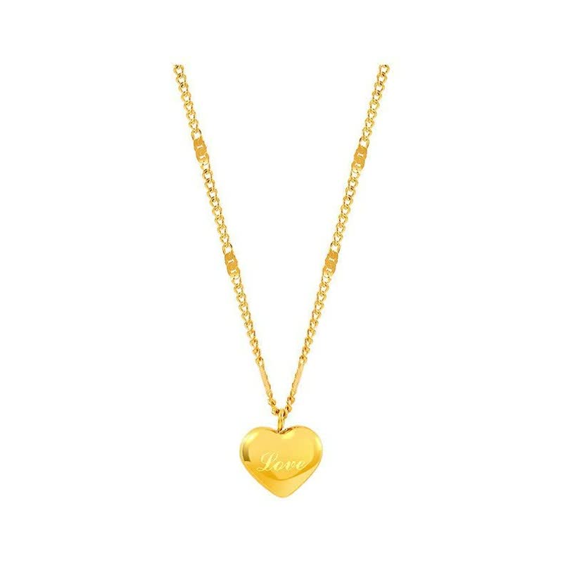 GoldenHeart | Elegant Necklace for Women-Gold-State of Style
