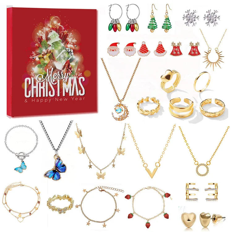 Gold/Silver Jewellery Advent Calendar – Livia-Box B-State of Style