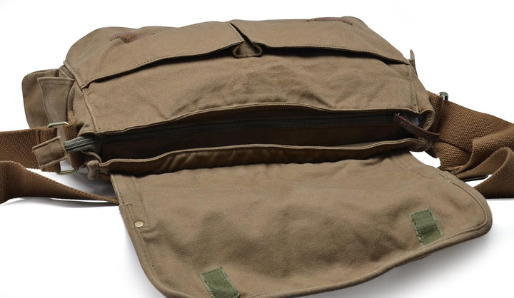 Heavy-Duty Canvas Messenger Shoulder Bag – Alaric