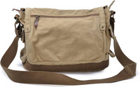 Heavy-Duty Canvas Messenger Shoulder Bag – Alaric