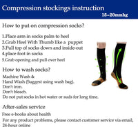 Gradual Compression Copper Socks 15-20mmHg (8 Pairs) - StepRelief-Black 1-S-M-State of Style