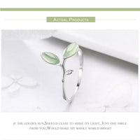Green Opal Leaf Ring | Women's Jewellery-State of Style