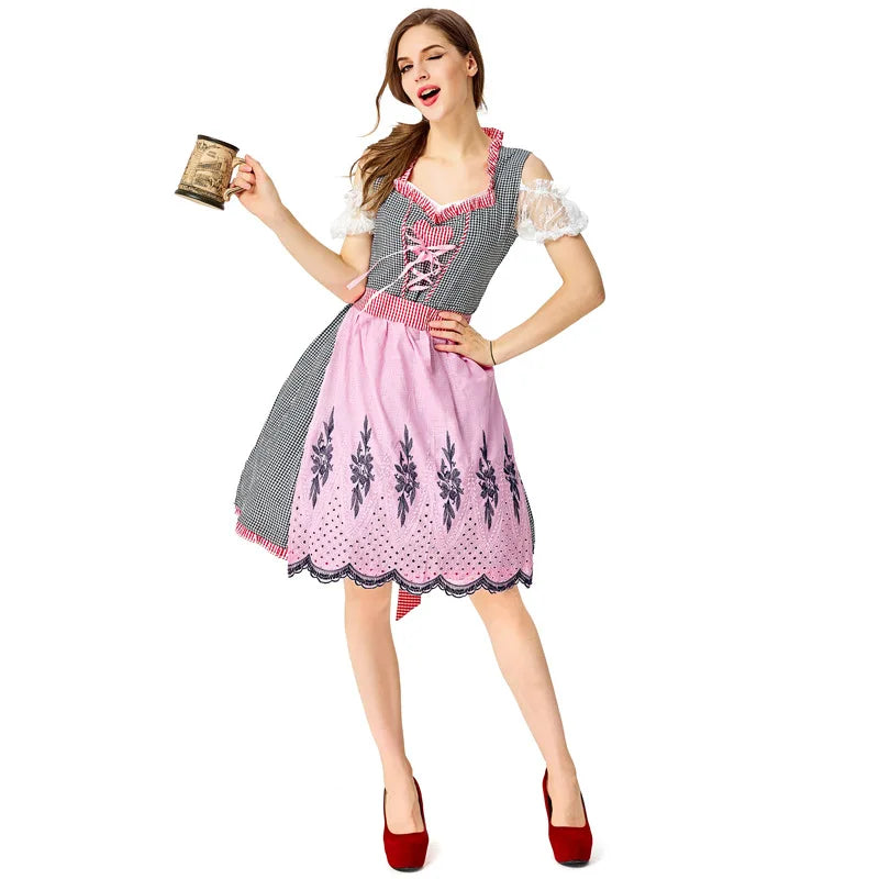 Gretchen Dirndl Costume for Women – Authentic Oktoberfest Outfit-S-State of Style