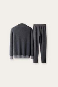 Grey Cashmere Merino Wool Set – Vittore-S-State of Style