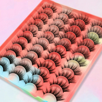 GROINNEYA 20 Pairs 3D Mink Eyelashes-H007 MIX 4 dramatic styles (20 pairs)-State of Style