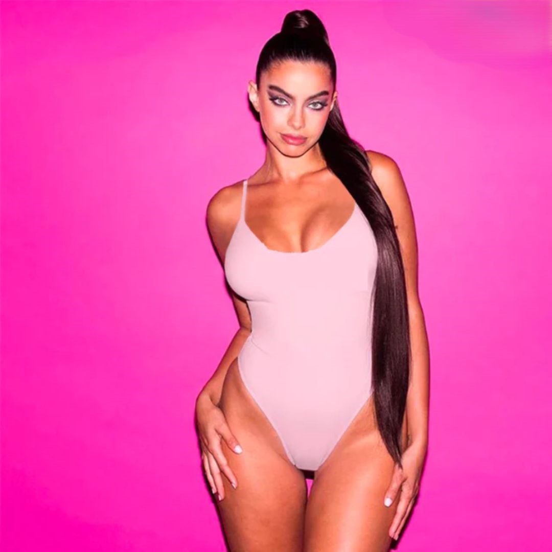 Hailey Halter Neck Bikini Corset with Open Back-Pink-XS-State of Style