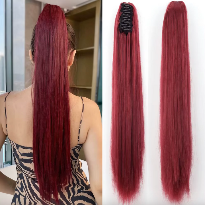 Hair extension Ponytail 55 cm – Veloura-Style-Red-State of Style