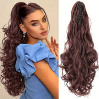 Hair extension Ponytail 55 cm – Veloura-Wavy-Blond-State of Style