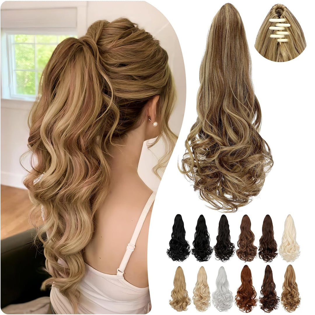 Hair extension Ponytail 55 cm – Veloura-Wavy-Blond-State of Style