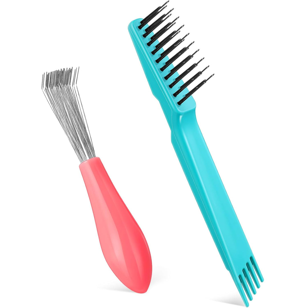 Hairbrush Cleaning Set – 2 Pieces-Green-State of Style