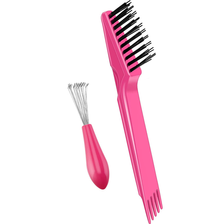 Hairbrush Cleaning Set – 2 Pieces-Pink-State of Style