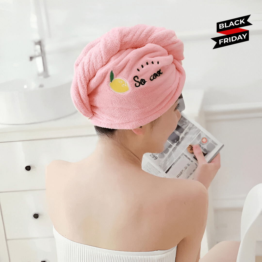 HairDry Pro - Microfibre Hair Towel-Pink-State of Style