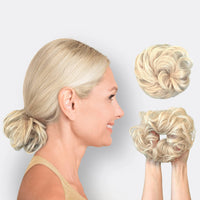 Hairextension Scrunchie – BunPop-Blond-State of Style