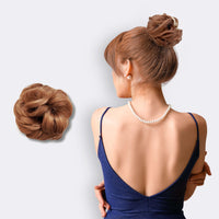 Hairextension Scrunchie – BunPop-Copper-State of Style