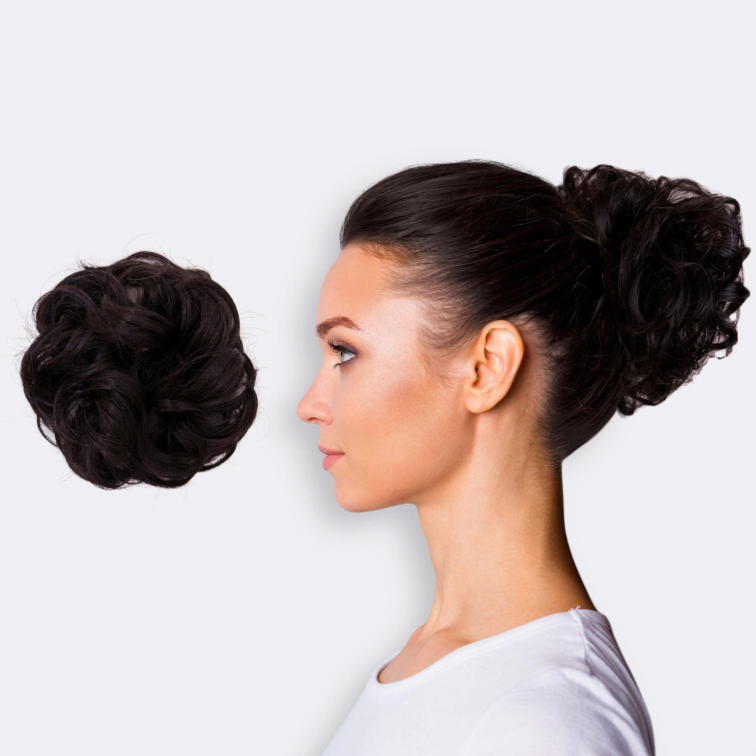 Hairextension Scrunchie – BunPop-Midnight Bruin-State of Style