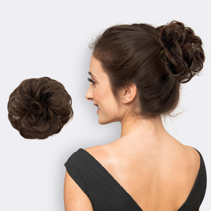 Hairextension Scrunchie – BunPop-Mokka-State of Style