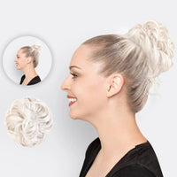 Hairextension Scrunchie – BunPop-Platinum-State of Style