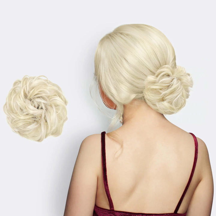 Hairextension Scrunchie – BunPop-Summer Blonde-State of Style