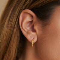 Hammered Earrings - Livia-State of Style